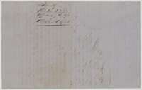 Wrapper for the affidavit of the loss of the certificate, with faint writing.