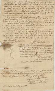 Field notes and plat for 640 acres on Richland Creek, marked Section XV, surveyed for James M. Price by James Scofield, with examination of 29 July 1841.
