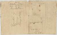 Jacket for the first field notes of James M. Price, marked cancelled by resurvey on 25 February 1851.
