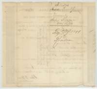Back of the Florance warrant, marked File 343, Robertson Bounty, with the register note.