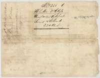 Back of the certificate, endorsed as the unconditional certificate of Lucius Hibbard, 320 acres, fourth class.