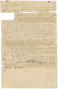 Conveyance of 27 September 1845 by Lucius Hibbard to James Craft of his 320-acre headright certificate for $50, signed at Hodges Bend.