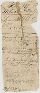 Old wrapper from the Hibbard file, with map-check notes and the patent entry of July 1851.