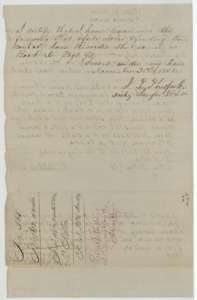 Surveyor's certificate that the resurvey for E. Melton was examined and recorded, with a docket of dates down the margin.