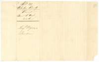 Jacket for the bounty warrant of James L. Moss, 320 acres, Robertson Bounty file.