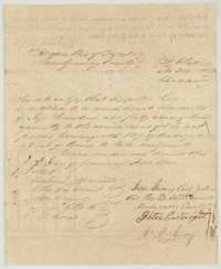 Conditional headright certificate No. 349 for 640 acres to Appleton Gay, issued by the Board of Land Commissioners of Montgomery County, 7 January 1840.