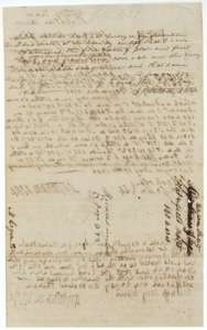 Back of the field notes, with the district surveyor's certificate of 27 July 1848 that they were examined and recorded in Book B, page 372.