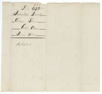 Field-notes jacket for Orsen Shaw, 640 acres, File 431, marked patented.