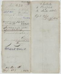 File jacket 432, Robertson 3rd Class, George V. Petty 320 acres, abst 651, patented 29 July 1854, No. 425 Vol 11, balance on file 2205.