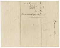 Back of the field notes, marked Robert Ferguson 320 acres, recorded Book B page 125.