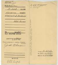 Modern file jacket for the 320-acre survey in Navarro County for Starrett J. Dobbins, with the 1967 patent entry and fee notes.
