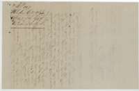 Filing wrapper for Margaret Houston's affidavit about the lost conditional certificate.