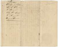 Filing wrapper listing the Pearson to Leath and Leath to Margaret Houston conveyances.