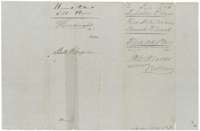 Docket wrapper for the second set of Dillard field notes, 320 acres, filed 13 October 1857 and marked patented.