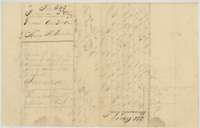 Back of the Milam County certificate, marked invalid because a certificate had already been issued by the Brazos County board on the same claim.