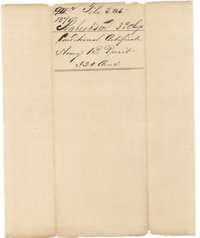 Filing wrapper for the conditional certificate of Henry B. Prewitt, 320 acres, Robertson Third Class.