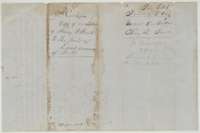 Wrapper for a certified copy of Henry B. Prewitt's application to the Board of Land Commissioners of Robertson County.