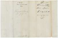 Back of the field notes, with the docket naming Claborn Jarrell and the recording note Book N, page 18.