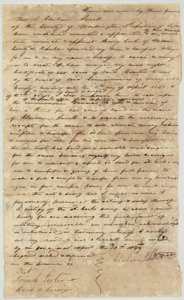 Power of attorney from Claborn Jarrell to Henry Cook, 20 April 1844, to locate, survey and sell his 640-acre certificate.