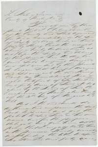 First page of Claborn Jarrell's deed to Henry Cook, 20 December 1853, selling certificate No. 604 for 640 acres for $50.