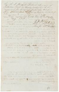 District Surveyor Philpott examines the field notes correct, 12 May 1852; Mitchell's own certificate follows in mirror writing from the verso.