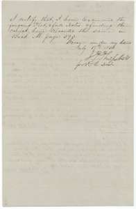 District surveyor J. P. Philpott's certificate that he examined the Davlin field notes and recorded them in Book M, page 393, July 1851.