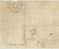 Back of the conditional certificate, noting it was surrendered and cancelled for the unconditional certificate of 1 November 1841.