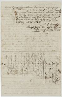 Acknowledgment before Chief Justice S. C. Cross and the recording stamps, with the wrapper naming Gholson.