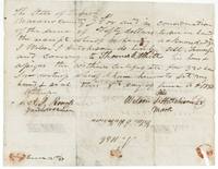 Wilson J. Hutchison sells the 320-acre certificate to Thomas C. White for $50, 8 June 1850.