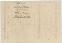 Back of the duplicate certificate, marked File 541, Robertson 3rd Class, and filed 24 June 1859.