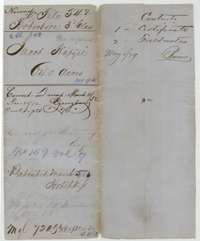 File jacket for Jacob Hartzel's 640-acre Mercer Colony claim, with map checks and the patent entry of 4 March 1853.