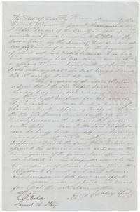 Bond in which Elijah Sanders binds himself for $500 to convey his 320-acre colony headright on Briar Creek to R. N. White.