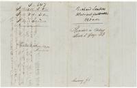 Wrapper for Richard Sanders' plat and field notes, recorded in Colony Book I page 33, marked patented 23 September 1852.