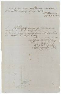 Browning's oath that the survey was made 10 May 1852 and Philpott's certificate of 15 May 1852 recording it in Book I page 162.