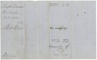 Wrapper for the 1038-acre field notes marked Headright, Correct, with W. H. Neblett's name.