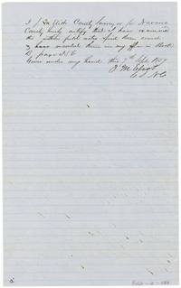 J. M. Eliot certifies the 242-acre notes examined and recorded in Book B page 356.