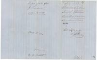 Wrapper for the 242-acre field notes, file 583, filed Nov 8 1859, patented Sept 24 1861 by O. H. Cullen.