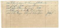 Fragment listing five 1280-acre entries with names of commissioners or witnesses such as W. C. Anderson and Joseph Mott.
