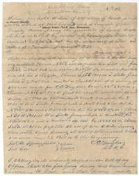Field notes for Survey No. 14, 640 acres on Richland Creek, surveyed for Robert Wilson by county surveyor C. C. Taylor, 27 May 1844.