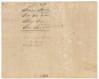 Field-notes jacket for Robert Wilson's two surveys, filed 10 July 1853, marked patented in 1861.