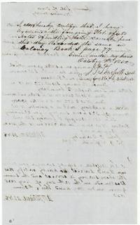 District surveyor J. P. Philpott certifies the plat and field notes correct and recorded in Colony Book I page 77, 8 October 1850.