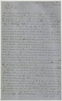 Field notes and sketch of 960 acres for James Pratt on Brier Creek surveyed by J. M. Eliot on 18 June 1867, with carriers Carroll Anderson and W. H. Mitchell.