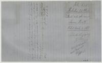 Eliot's certificate of 6 September 1867 that the field notes are correct and recorded in Book B page 46, with wrapper marked patented January 27, 1869.