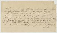 Note from J. M. Eliot correcting the 960-acre survey: the call for J. Bunch's N.W. corner should be 3244 varas instead of 2744.
