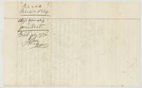 Wrapper for the affidavit of ownership of James Pratt's certificate, filed July 7, 1876.