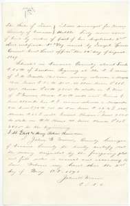 Field notes for 47 acres near Dresden, surveyed for Henry Hubble by County Surveyor John W. Irwin and certified 2 May 1871, with a small plat.