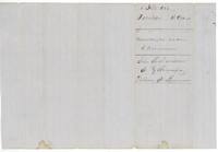 Wrapper for the transfer, file 666, John Richardson to William H. Beeman.