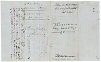 Wrapper for the field notes: recorded Colony Book I page 38, signed W. H. Beeman, patented Oct 6/52.