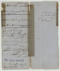 File jacket for Robert B. Ray's 640 acres, certificate 121, patented to William H. Beeman 5 Oct 1852, No. 720 Vol. 8.