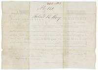 Back of the certificate docketed 'No. 121, Robert B. Ray, 640 No. 1'.